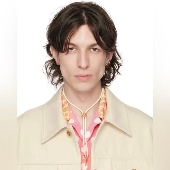 VERSACE
White Medusa Biggie Necklace RARE - Picture 1 of 3